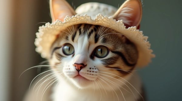Chapéaux pour chat : l'accessoire surprenant qui charme les félins