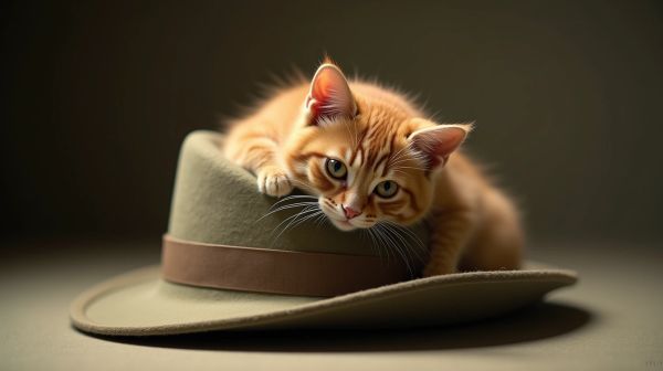 Chapéaux pour chat : l'accessoire surprenant qui charme les félins
